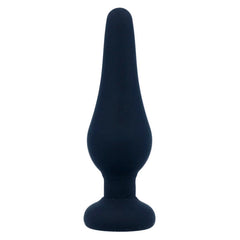 TAPPO ANALE INTENSO PIPO S SILICONE NERO 9,8 CM