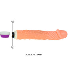 BAILE WAVES OF PLEASURE REALISTIC VIBRATING 22.5 CM
