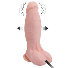 DILDO REALISTICO VIBRADOR E INFLABLE 18.8 CM