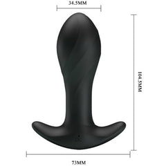 PRETTY LOVE VIBRATORE ANALE NERO