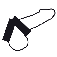 PENE CON DOPPIO ANELLO IN METALLO DARKNESS