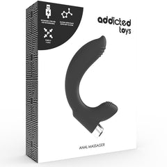 VIBRATORE PROTESICO RICARICABILE addicted TOYS NERO