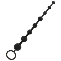 GIOCATTOLI ADDICTED PERLINE ANALI 29CM NERE