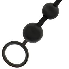 GIOCATTOLI ADDICTED PERLINE ANALI 29CM NERE