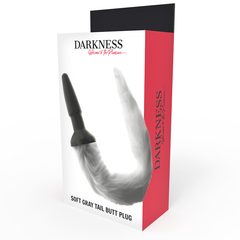 DARKNESS TAIL BUTT SILICONE PLUG -GRAY