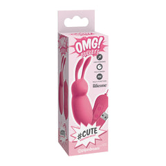 OMG CUTE RABBIT POTENTE VIBRATORE ROSA USB