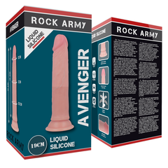 ROCKARMY LIQUID SILICONE PREMIUM AVENGER REALISTICO 19CM