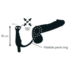 VIBRATORE PROSTATICO NERO 10 CM