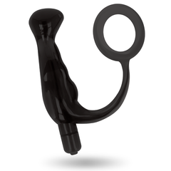 VIBRATORE PROSTATICO NERO 10 CM