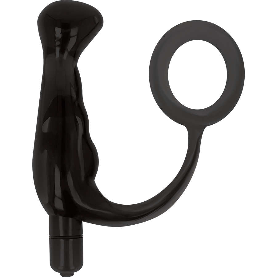 VIBRATORE PROSTATICO NERO 10 CM