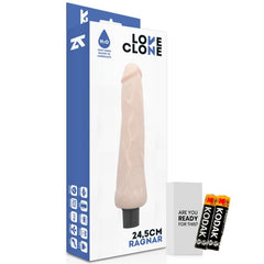 VIBRATORE AUTO LUBRIFICANTE LOVECLONE RAGNAR 24,5 CM