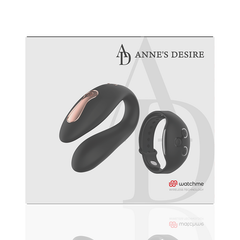 ANNE'S DESIRE DUAL PLEASURE WIRELESS TECHNOLOGY WATCHME BLACK