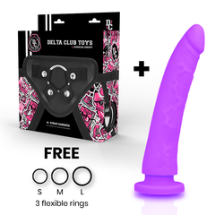 DELTA CLUB TOYS ARNES + DONG SILICONE VIOLA 20 X 4 CM