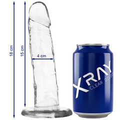 XRAY ARN…S + DILDO TRANSPARENTE 18CM X 4CM