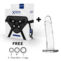 XRAY ARN…S + DILDO TRANSPARENTE 18CM X 4CM