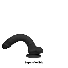IMBRACATURA COCK MILLER + COCKSIL DENSITÀ SILICONE ARTICOLABILE NERO 13 CM