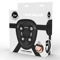 IMBRACATURA COCK MILLER + COCKSIL DENSITÀ SILICONE ARTICOLABILE NERO 13 CM