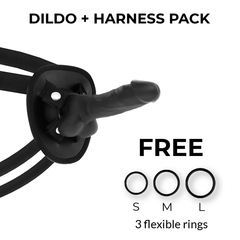 IMBRACATURA COCK MILLER + COCKSIL DENSITÀ SILICONE ARTICOLABILE NERO 13 CM