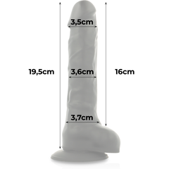 COCK MILLER IMBRACATURA + SILICONE DENSITA'' ARTICOLABILE COCKSIL NERO 19,5 CM