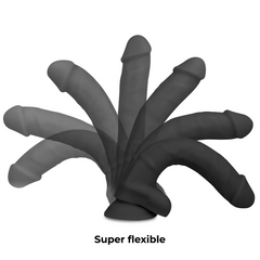 COCK MILLER IMBRACATURA + SILICONE DENSITA'' ARTICOLABILE COCKSIL NERO 19,5 CM