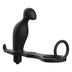 PLUG ANALE DI GIOCATTOLI addicted CON ANELLO IN SILICONE NERO