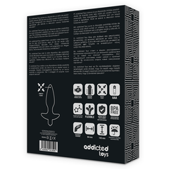 ADDICTED TOYS MASSAGGIATORE PLUG ANALE CON VIBRAZIONE NERO